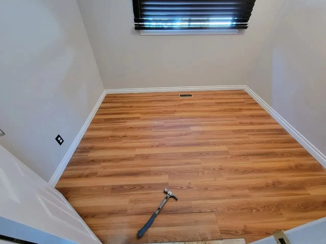 New laminate flooring